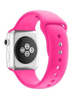HuHa Double Nail Replacement Watchband For Apple Watch Series 7 45Mm / 6 & Se & 5 & 4 44Mm / 3 & 2 & 1 42Mm Pink  - Image 2