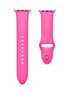 HuHa Double Nail Replacement Watchband For Apple Watch Series 7 45Mm / 6 & Se & 5 & 4 44Mm / 3 & 2 & 1 42Mm Pink  - Image 3