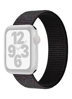 HuHa Ethnic Replacement Watchband for Apple Watch Series 1/2/3/4/5/6/7/SE 38/40/41mm Black  - Image 1