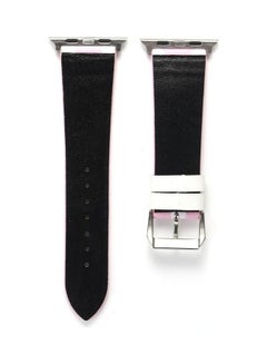 HuHa Fashion Dot Series Watchband For Apple Watch Series 7 45Mm / 6 & Se & 5 & 4 44Mm / 3 & 2 & 1 42Mm Pink/White  - Image 3