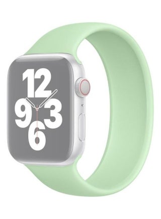 Elastic Silicone Replacement Wrist Strap Watchband For Apple Watch Series 7/6/SE/5/4/3/2/1 38/40/41mm Green - v1634553489/N51418803A_1