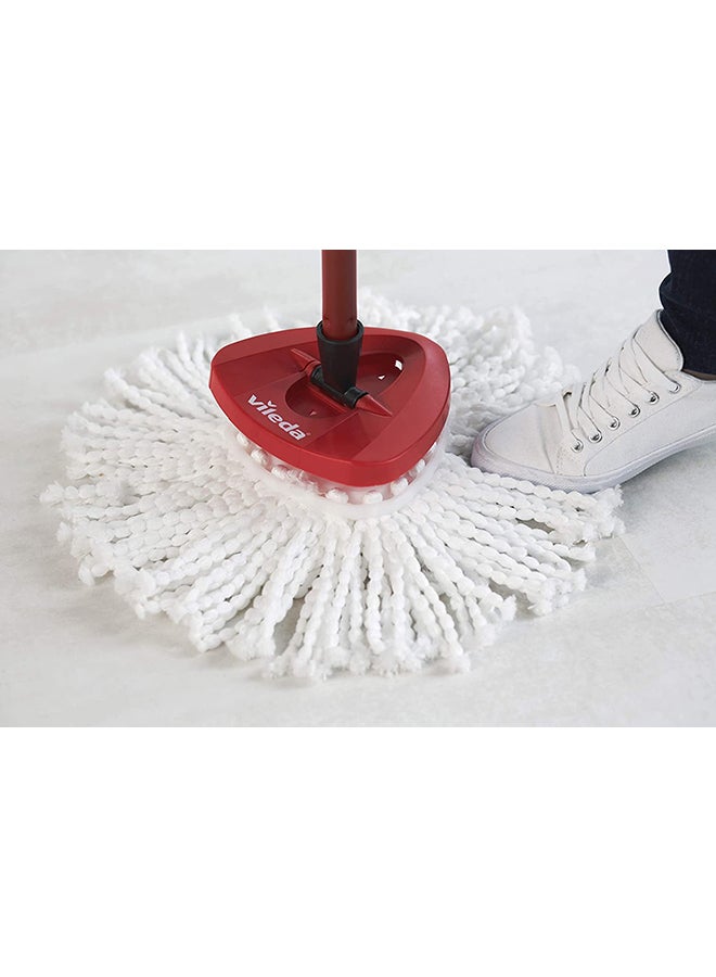 فيليدا ممسحة أرضيات دوارة بعبوة قابلة لإعادة للتعبئة، سهلة العصر والتنظيف أبيض 125جرام - Image 3