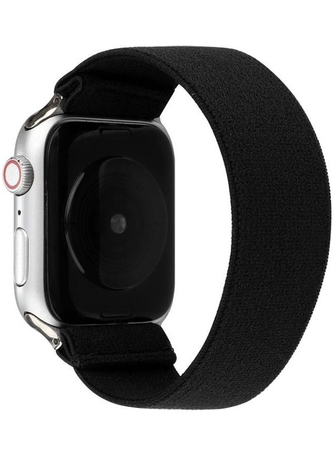 HuHa Ethnic Replacement Watchband For Apple Watch Series 1/2/3/4/5/6/7/SE 38/40/41mm Black - Image 1