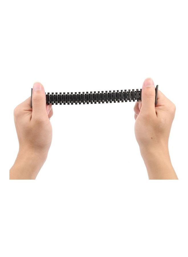 HuHa Aluminum Alloy Steel Replacement Watchband For Apple Watch Series 7/6/SE/5/4/3/2/1 45/44/42mm Black - Image 5