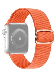 Replacement Strap For Apple Watch Series 7 45mm/6,SE,5,4 44mm/3,2,1 42mm Bright Orange