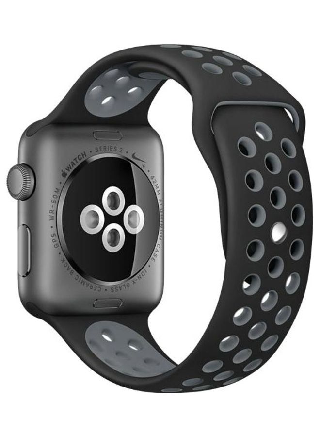 HuHa Replacement Watchband For Apple Watch Black/Grey - Image 4
