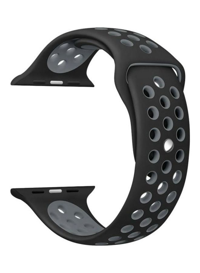 HuHa Replacement Watchband For Apple Watch Black/Grey - Image 2