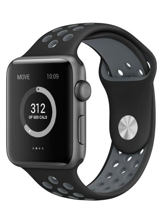 HuHa Replacement Watchband For Apple Watch Black/Grey - Image 5