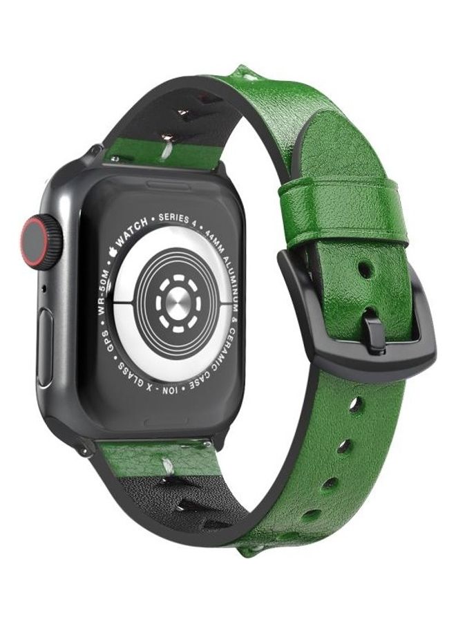 HuHa Replacement Watchband For Apple Watch Green Wax - Image 2