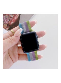 Replacement Strap For Apple Watch Series 7 45mm/6,SE,5,4 44mm/3,2,1 42mm Blue/Silver/Pink/Green