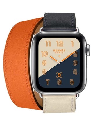 Two Colour Double Loop Leather Wrist Strap Watchband For Apple Watch Series 1/2/3 42mm Multicolour - v1634555149/N51422943A_1