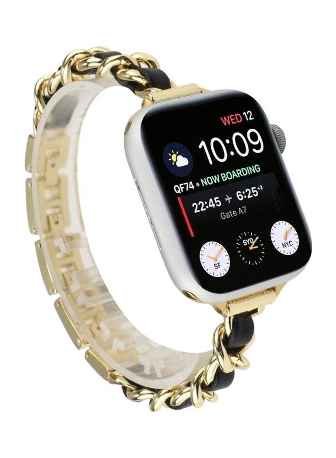 HuHa - Replacement Strap For Apple Watch Series Gold/Black - Image 1