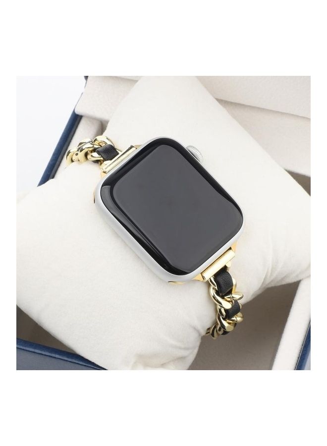 HuHa - Replacement Strap For Apple Watch Series Gold/Black - Image 1