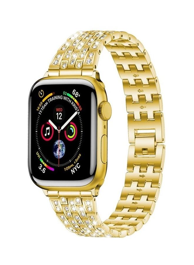 هوها سوار بديل لسلسلة ساعات أبل ذهبي - Image 3