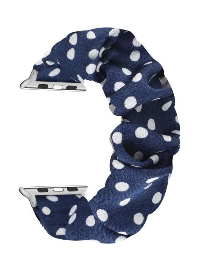 HuHa Ethnic Replacement Watchband for Apple Watch Series 1/2/3/4/5/6/7/SE 38/40/41mm Royal Blue - Image 2