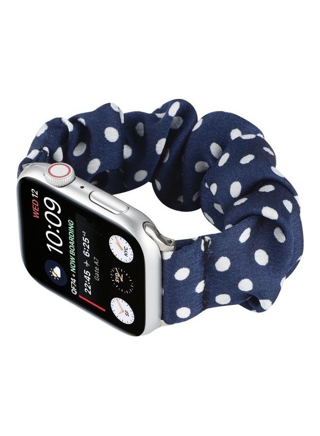 HuHa Ethnic Replacement Watchband for Apple Watch Series 1/2/3/4/5/6/7/SE 38/40/41mm Royal Blue - Image 5