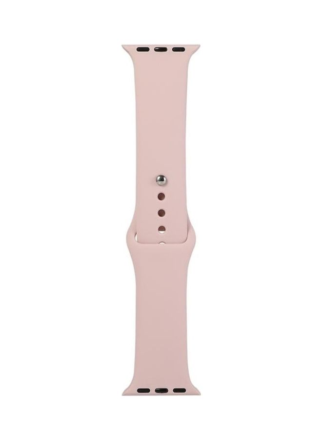 HuHa - Replacement Watchband for Apple Watch Series 7/6/5/4/3/2/1/SE 38/40/41mm Pink - Image 1
