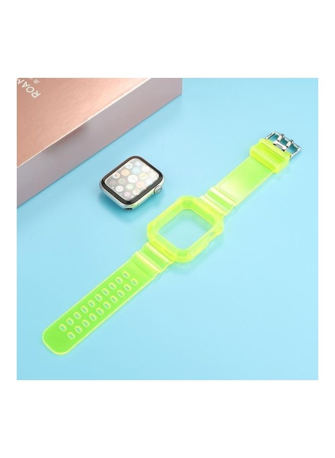 HuHa Replacement Watchband For Apple Watch Fluorescent Green - Image 1