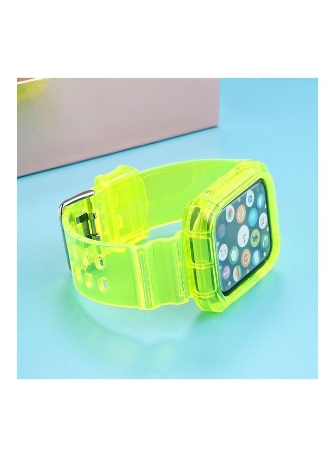 HuHa Replacement Watchband For Apple Watch Fluorescent Green - Image 4