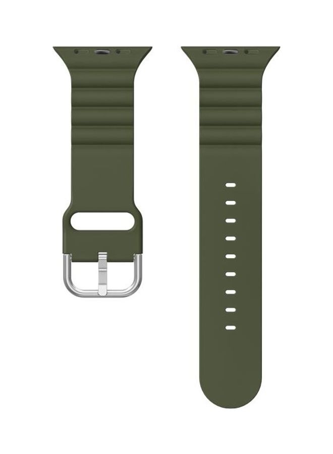 HuHa Replacement Strap For Apple Watch Series Dark Green - Image 2