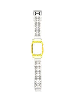 Ethnic Replacement Watchband for Apple Watch Series 1/2/3/4/5/6/7/SE 42/44/45mm Yellow