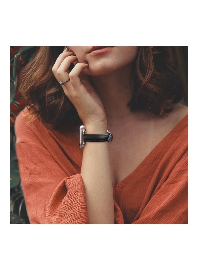HuHa - Replacement Watchband For Apple Watch Black - Image 1
