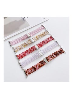 HuHa Resin Replacement Watchband For Apple Watch Series 7/6/5/4/3/2/1/SE 45/44/42mm Purple Black  - Image 4