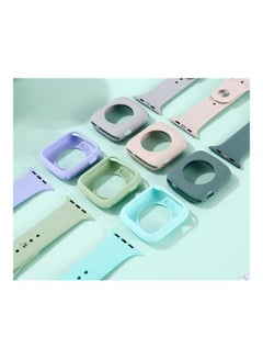 HuHa 2-Piece Replacement Strap And Screen Protector Set For Apple Watch Series Ice Blue  - Image 4