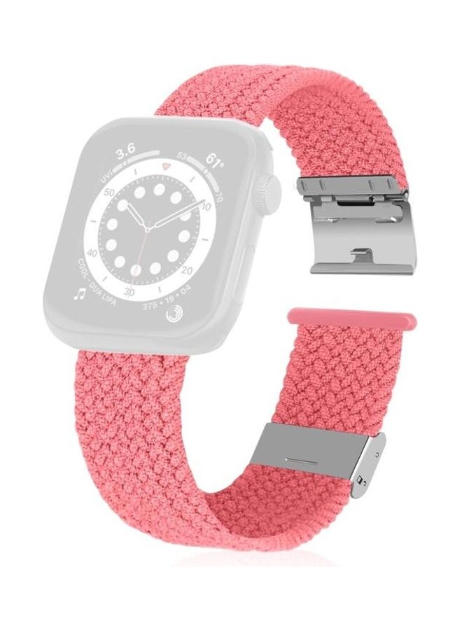 HuHa Ethnic Replacement Watchband for Apple Watch Series 1/2/3/4/5/6/7/SE 42/44/45mm Pink - Image 1