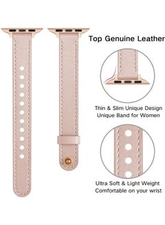 HuHa Ethnic Replacement Watchband for Apple Watch Series 1/2/3/4/5/6/7/SE 38/40/41mm Pink Sand  - Image 3