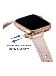 HuHa Ethnic Replacement Watchband for Apple Watch Series 1/2/3/4/5/6/7/SE 38/40/41mm Pink Sand  - Image 4