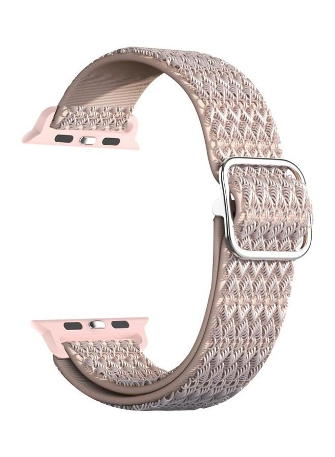 HuHa Ethnic Replacement Watchband for Apple Watch Series 1/2/3/4/5/6/7/SE 38/40/41mm Pink - Image 1