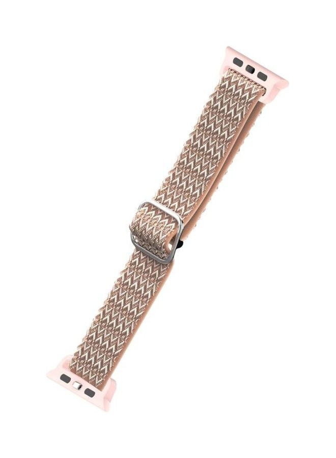 HuHa Ethnic Replacement Watchband for Apple Watch Series 1/2/3/4/5/6/7/SE 38/40/41mm Pink - Image 3