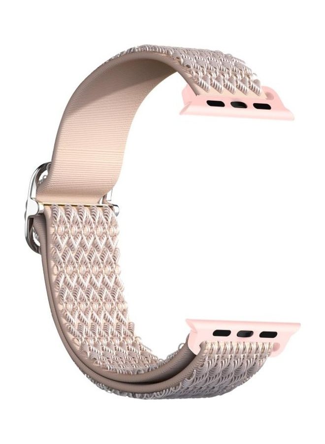 HuHa Ethnic Replacement Watchband for Apple Watch Series 1/2/3/4/5/6/7/SE 38/40/41mm Pink - Image 4