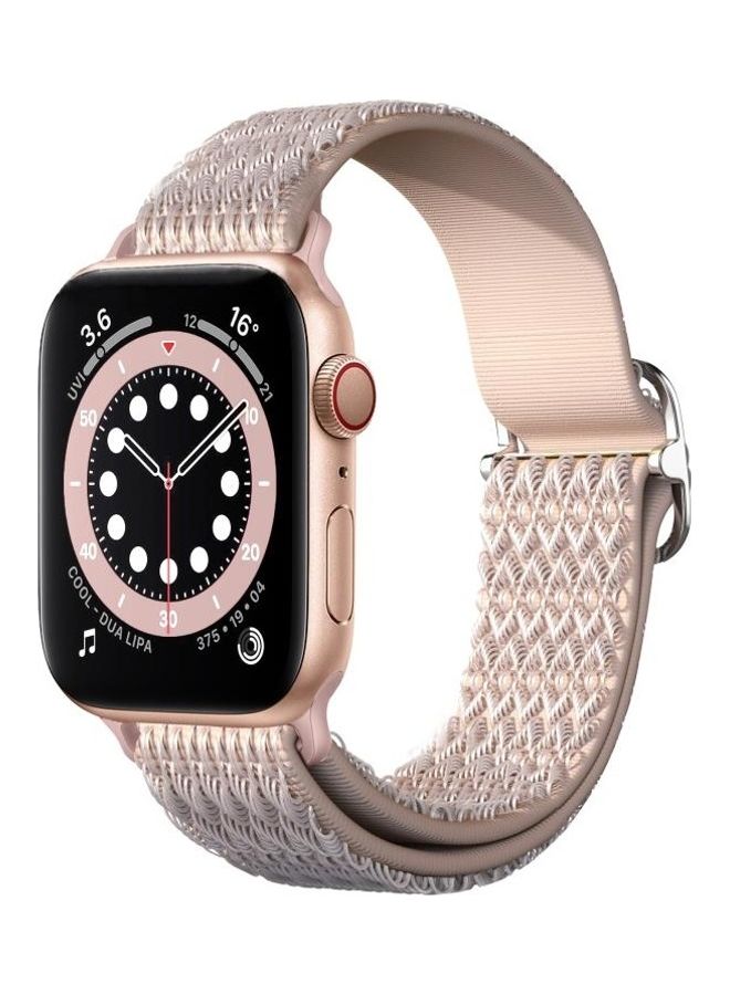 HuHa Ethnic Replacement Watchband for Apple Watch Series 1/2/3/4/5/6/7/SE 38/40/41mm Pink - Image 5