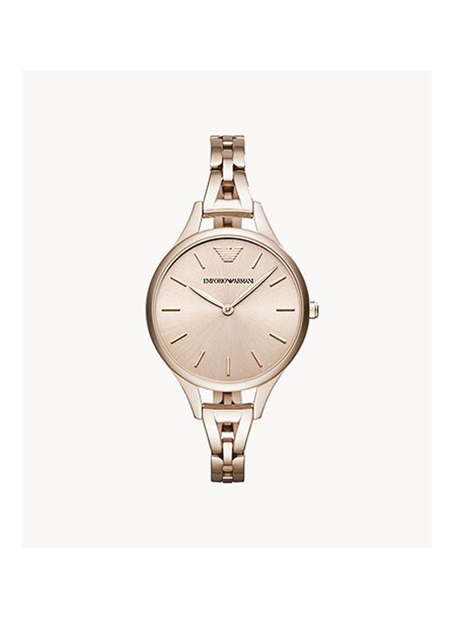 EMPORIO ARMANI Women's Analog Stainless Steel Wrist Watch Ar 11055  - Image 1
