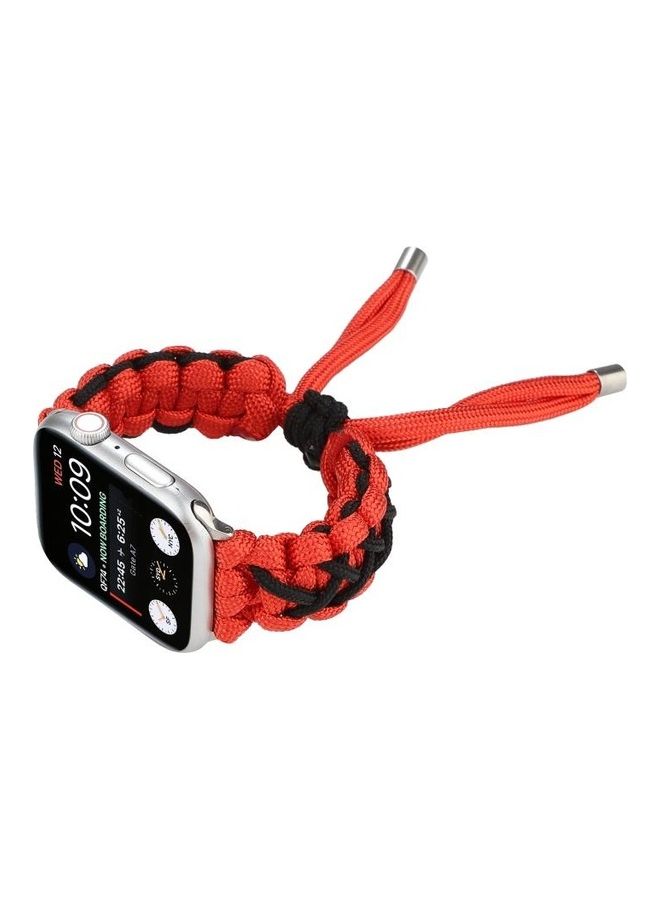 HuHa Replacement Watchband For Apple Watch Black/Red - Image 4