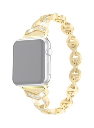 Replacement Strap For Apple Watch Series Gold - v1634558368/N51418618A_1