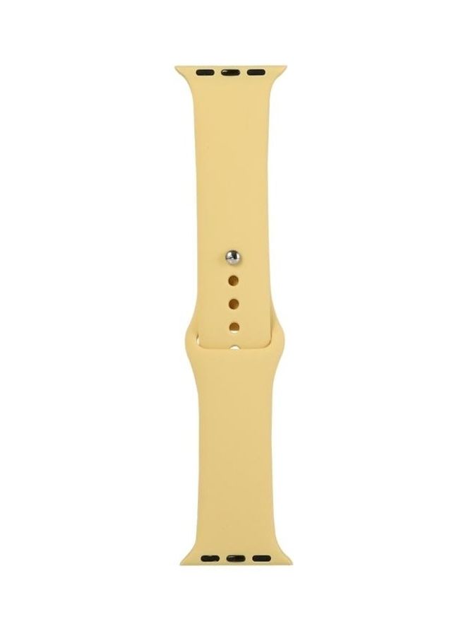 HuHa Replacement Watchband For Apple Watch Yellow - Image 1