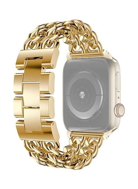 Replacement Strap For Apple Watch Series Gold