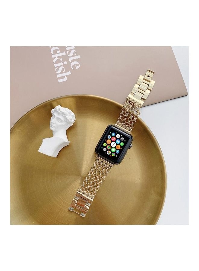 HuHa Replacement Strap For Apple Watch Series Gold - Image 1