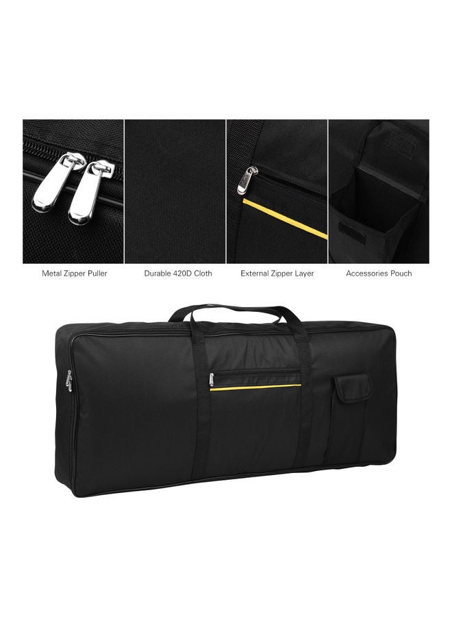 Generic - Portable 76 Key Electronic Piano Keyboard Gig Carrying Bag Storage Holder Case - Image 1