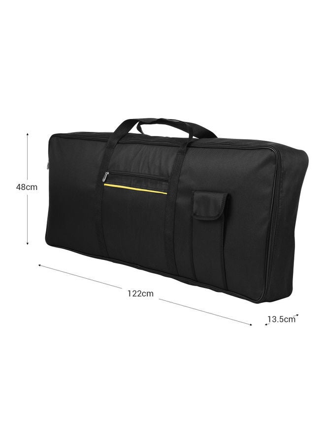 Generic - Portable 76 Key Electronic Piano Keyboard Gig Carrying Bag Storage Holder Case - Image 1