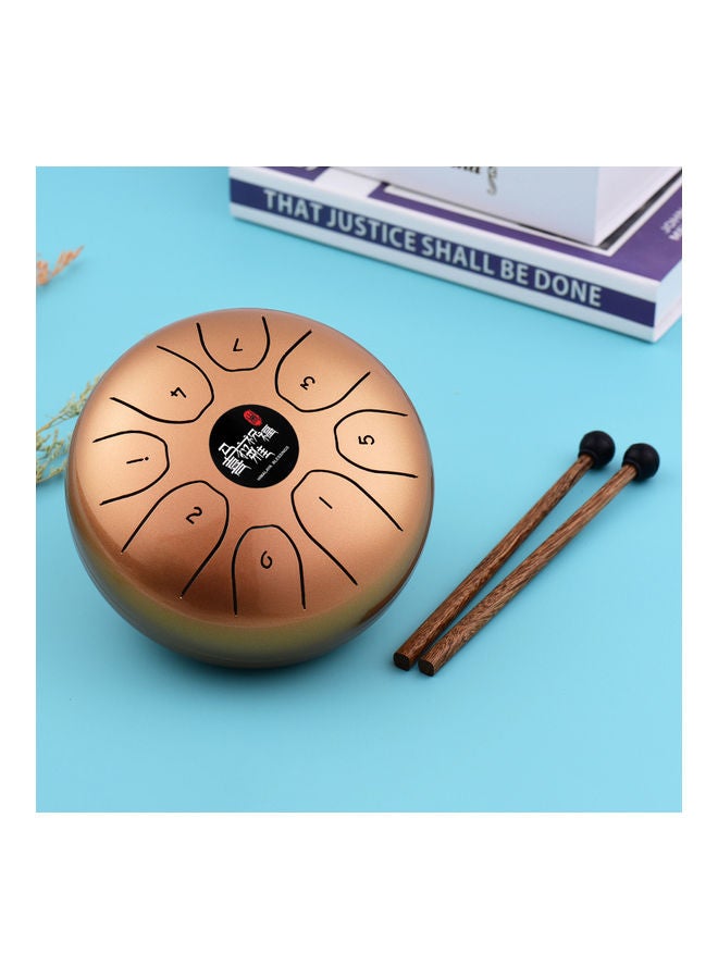 Muslady Steel Tongue Drum 8 Notes C Key Tank Percussion Instrument  - Image 2