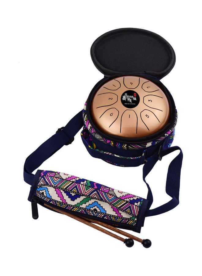 Muslady Steel Tongue Drum 8 Notes C Key Tank Percussion Instrument  - Image 5