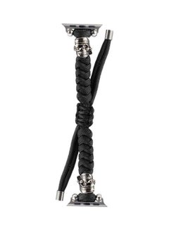HuHa Skull Umbrella Cord Braided Watch Strap Black  - Image 1