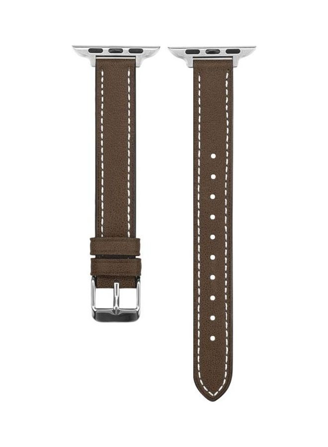 HuHa Replacement Watchband For Apple Watch Coffee - Image 3