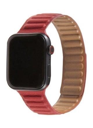 Loop Leather Watchband For Apple Watch Series 7/6/SE/5/4/3/2/1 38/40/41mm Red - v1634559908/N51422550A_1