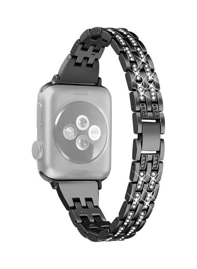 HuHa Colourful Diamond Watchband Black - Image 3