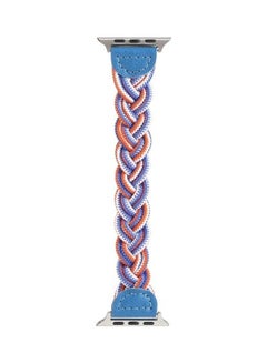 Replacement Strap For Apple Watch Series 7 41mm/6,SE,5,4 40mm/3,2,1 38mm Blue/White/Orange
